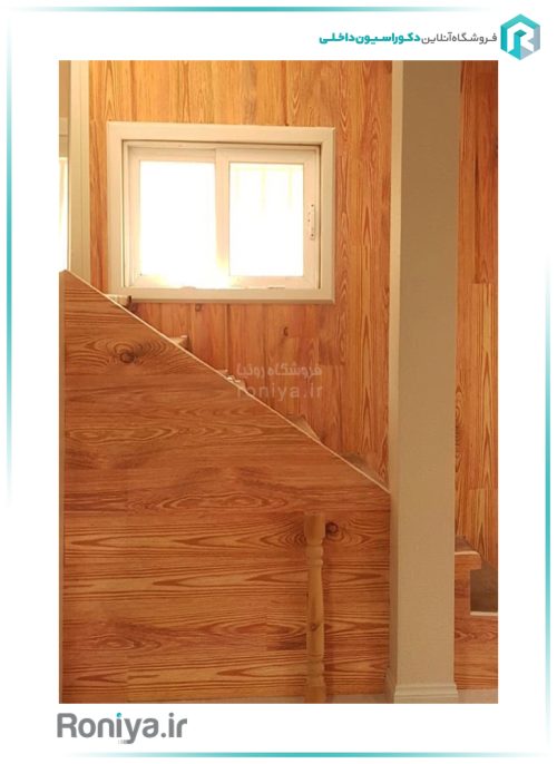 دیوارپوش دکوراتیو بتن پلیمری طرح چوب WD-34