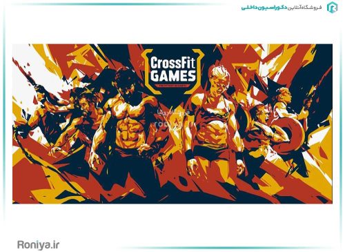 پوستر دیواری جذاب باشگاه 3DF-537 2 پوستر دیواری جذاب باشگاه 3DF-537