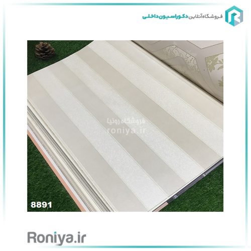 کاغذ دیواری راه راه درشت اکلیلی روشنCode-db-8890 3 کاغذ دیواری راه راه درشت اکلیلی روشنCode-db-8890