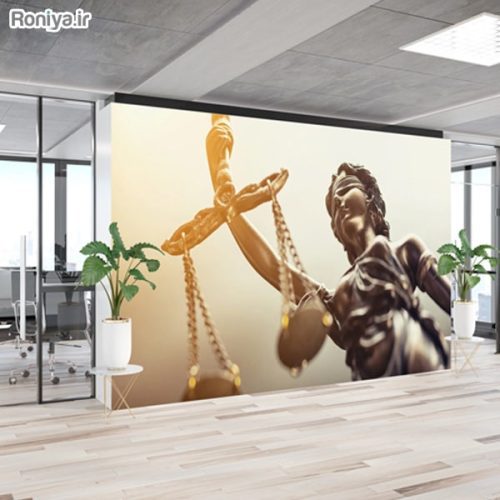 پوستر دیواری وکالت فرشته عدالت