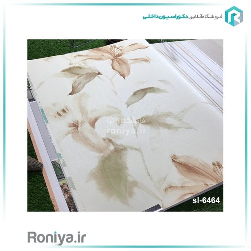 کاغذ دیواری گل آبرنگی کد 6460 2 کاغذ دیواری گل آبرنگی کد 6460