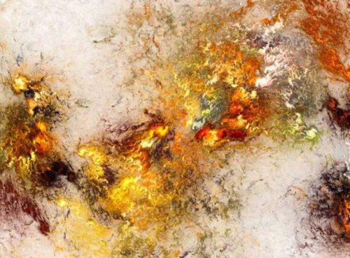 پوستر دیواری سه بعدی جلوه رنگ ها کد: AB049