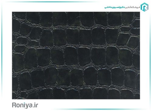 دیوار پوش چرم کروکودیل سبز