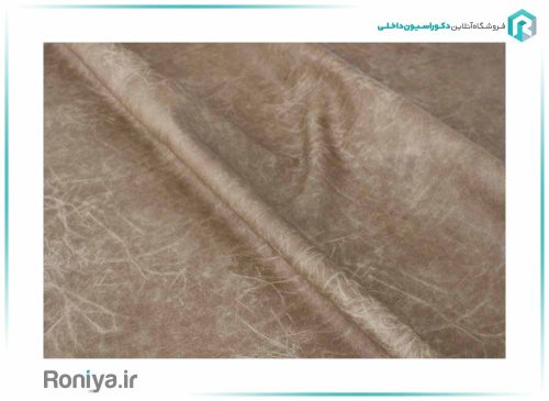 دیوار پوش ابرو بادی چرم نسکافه ای