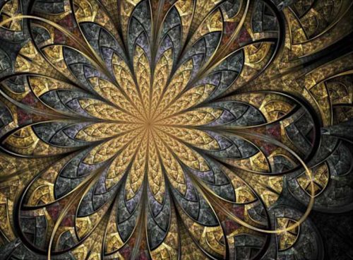 پوستر دیواری سه بعدی انتزاعی گل کد AB-051 3 پوستر دیواری سه بعدی انتزاعی گل کد AB-051