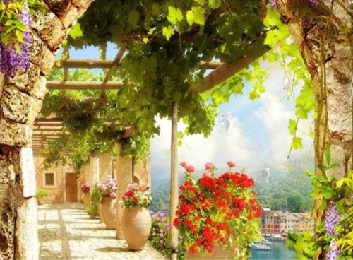 پوستر دیواری سه بعدی ایوان کد NT-169 3 پوستر دیواری سه بعدی ایوان کد NT-169