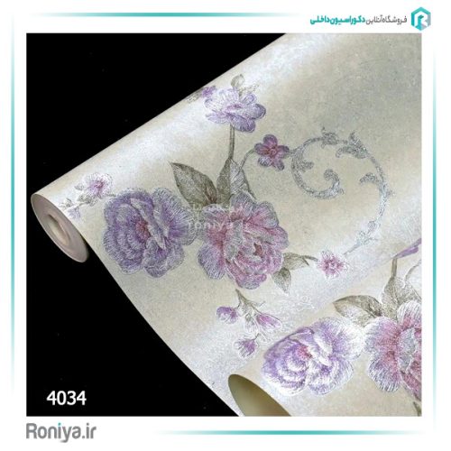 کاغذ دیواری طرح گل بزرگ کد 4030 4 کاغذ دیواری طرح گل بزرگ کد 4030