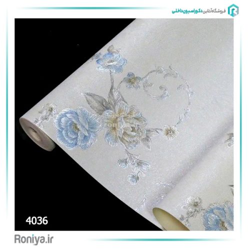 کاغذ دیواری طرح گل بزرگ کد 4030 6 کاغذ دیواری طرح گل بزرگ کد 4030