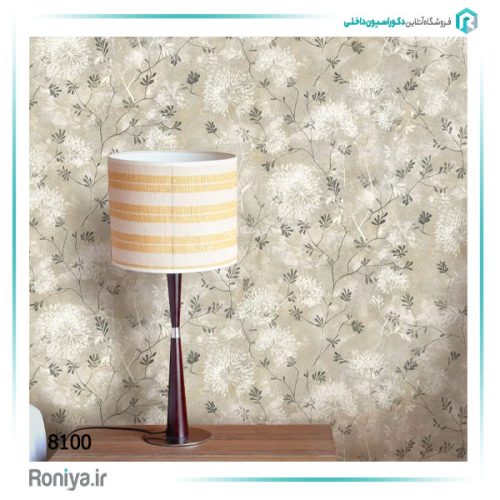 کاغذ دیواری گلدار مینیمال کد 8098 4 کاغذ دیواری گلدار مینیمال کد 8098