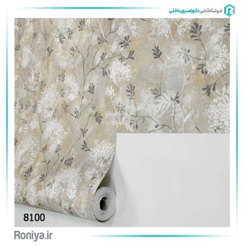 کاغذ دیواری گلدار مینیمال کد 8098 3 کاغذ دیواری گلدار مینیمال کد 8098