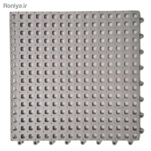 کفپوش ضد لغزش طوسی روشن