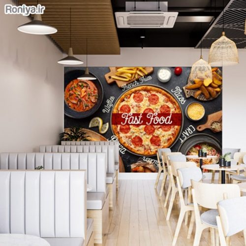 پوستر دیواری با طرح فست فود 2 خرید پوستر دیواری با طرح فست فود