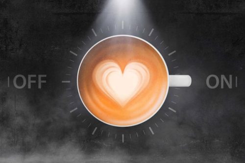 پوستر دیواری کافی شاپ فنجان قهوه 3 خرید پوستر دیواری کافی شاپ فنجان قهوه