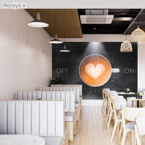 پوستر دیواری کافی شاپ فنجان قهوه 2 فروش پوستر دیواری کافی شاپ فنجان قهوه