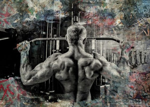 پوستر دیواری بدنسازی گرافیتی سه بعدی 2 خرید پوستر دیواری بدنسازی گرافیتی سه بعدی