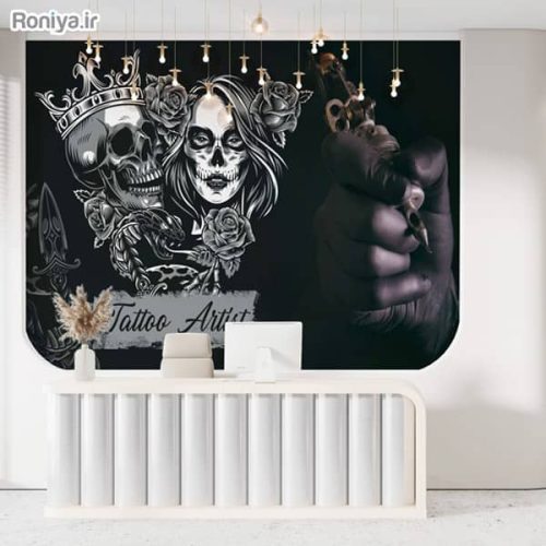 پوستر سه بعدی برای سالن تتو 2 پوستر سه بعدی برای سالن تتو