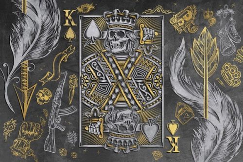 پوستر دیواری سه بعدی برای سالن تتو 2 پوستر دیواری سه بعدی برای سالن تتو