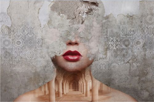 پوستر دیواری کلاسیک چهره زن 2 پوستر دیواری کلاسیک چهره زن