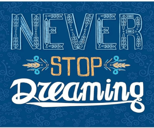 پوستر دیواری ترغیب کننده طرح never stop dreaming 3 پوستر دیواری ترغیب کننده طرح never stop dreaming