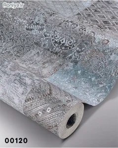 کاغذ دیواری طرح چهل تیکه رنگی