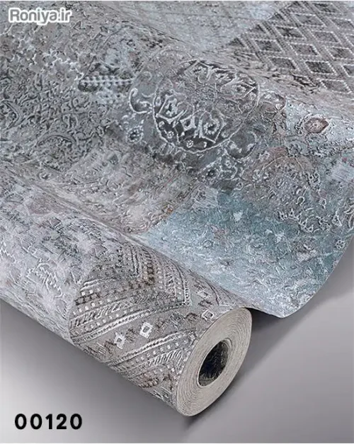 کاغذ دیواری طرح چهل تیکه رنگی