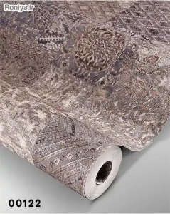 ست کاغذ دیواری طرح نوستالژی کد 00121 + ساده 12 00122