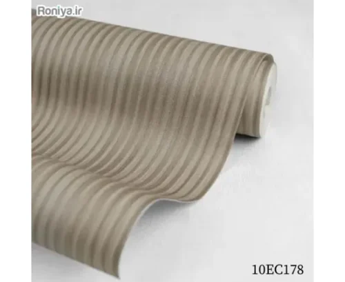 کاغذ دیواری طرح راه راه ریز کد 177 - 184 - Image 3