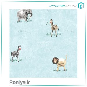 کاغذ دیواری اتاق بچه رنگی کد 11020