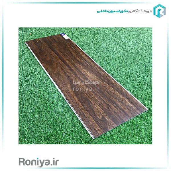 دیوارپوش پی وی سی تو پر طرح چوب کد 029