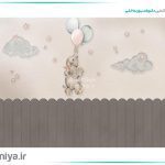 کاغذ پوستری طرح فیل برای اتاق بچه CN-0209