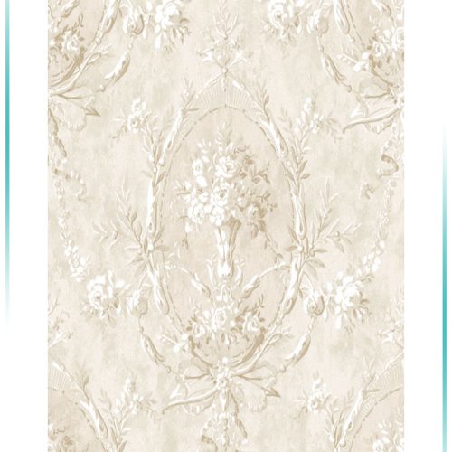 کاغذ دیواری دسته گل رز