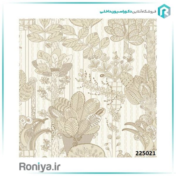 کاغذ دیواری مدرن گلدار کد 225034