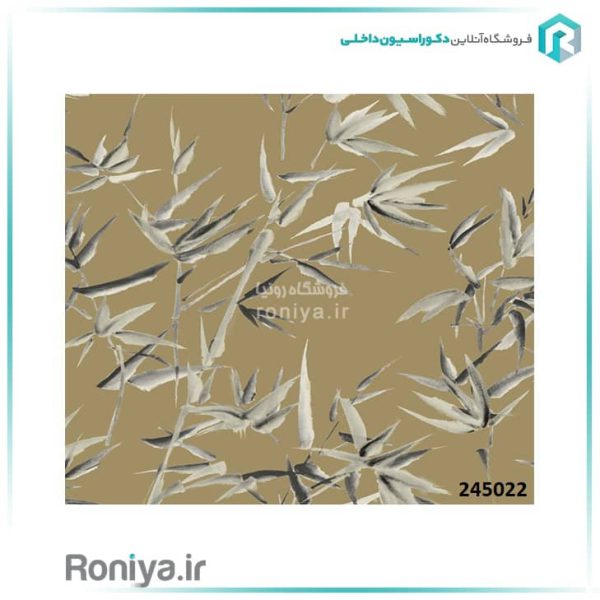 کاغذ دیواری مدرن طرح برگ کد 245026