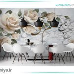 پوستر خطاطی هیچ و گل S-108