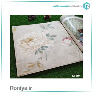 کاغذ دیواری طرح گل نقاشی شده