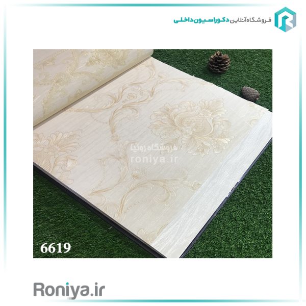 کاغذ دیواری داماسک کلاسیک کد 6607