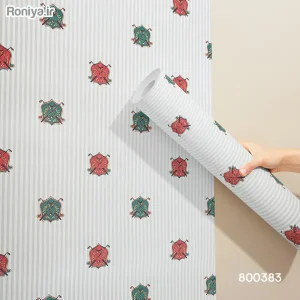 کاغذ دیواری راه راه برای اتاق نوجوان کد 800383