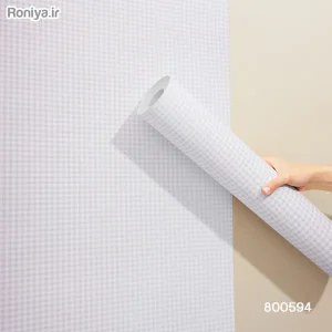کاغذ دیواری چهارخانه اتاق خواب کد 800594