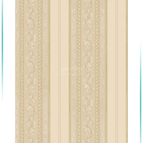 کاغذ دیواری راه راه لوکس پذیرایی کد 99059