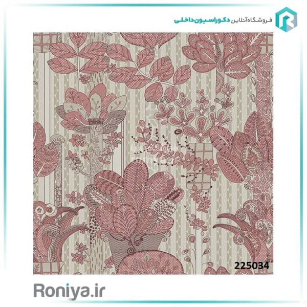 کاغذ دیواری مدرن گلدار کد 225034