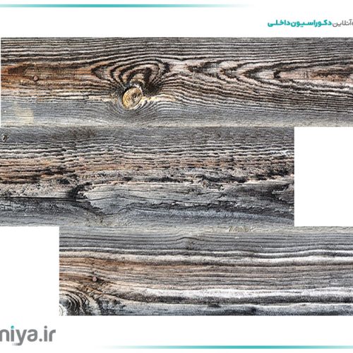 دیوارپوش دکوراتیو بتن پلیمری طرح چوب WD-07