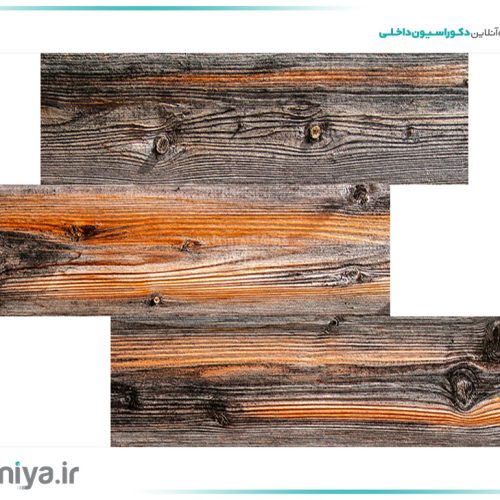 دیوارپوش دکوراتیو بتن پلیمری طرح چوب WD-08