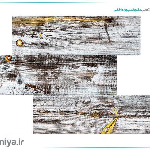 دیوارپوش دکوراتیو بتن پلیمری طرح چوب روشن WD-12