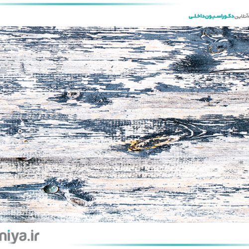 دیوارپوش دکوراتیو بتن پلیمری طرح چوب خاکستری روشن WD-19