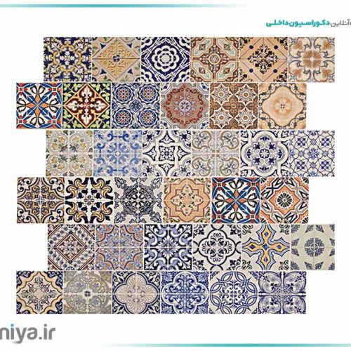 دیوارپوش دکوراتیو طرح کاشی HM-02