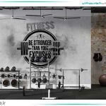 پوستر دیواری Gym کد 3DF-177