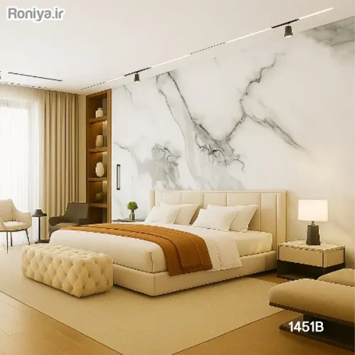 دیوارپوش پی وی سی طرح سنگ کد 1451B 2 دیوارپوش پی وی سی طرح سنگ کد 1451B