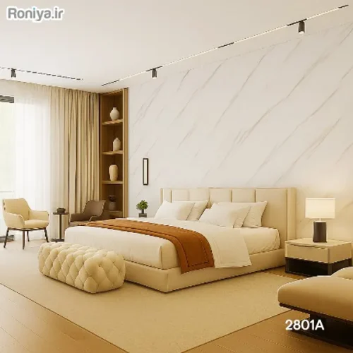 دیوار پوش طرح سنگ لوکس کد 2801A 2 دیوار پوش طرح سنگ لوکس کد 2801A