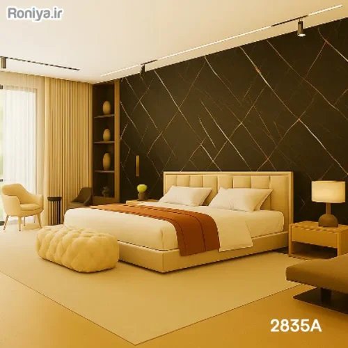 دیوارپوش ماربل طرح سنگ کد 2835A 2 دیوارپوش ماربل طرح سنگ کد 2835A