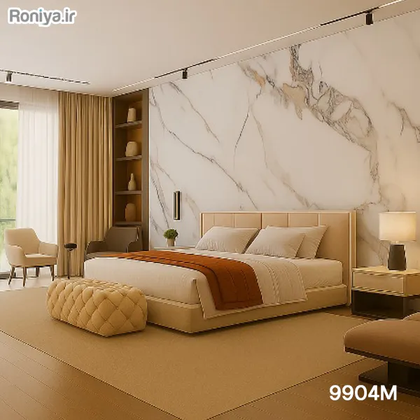 دیوارپوش ماربل شیت طرح سنگ کد 9904M
